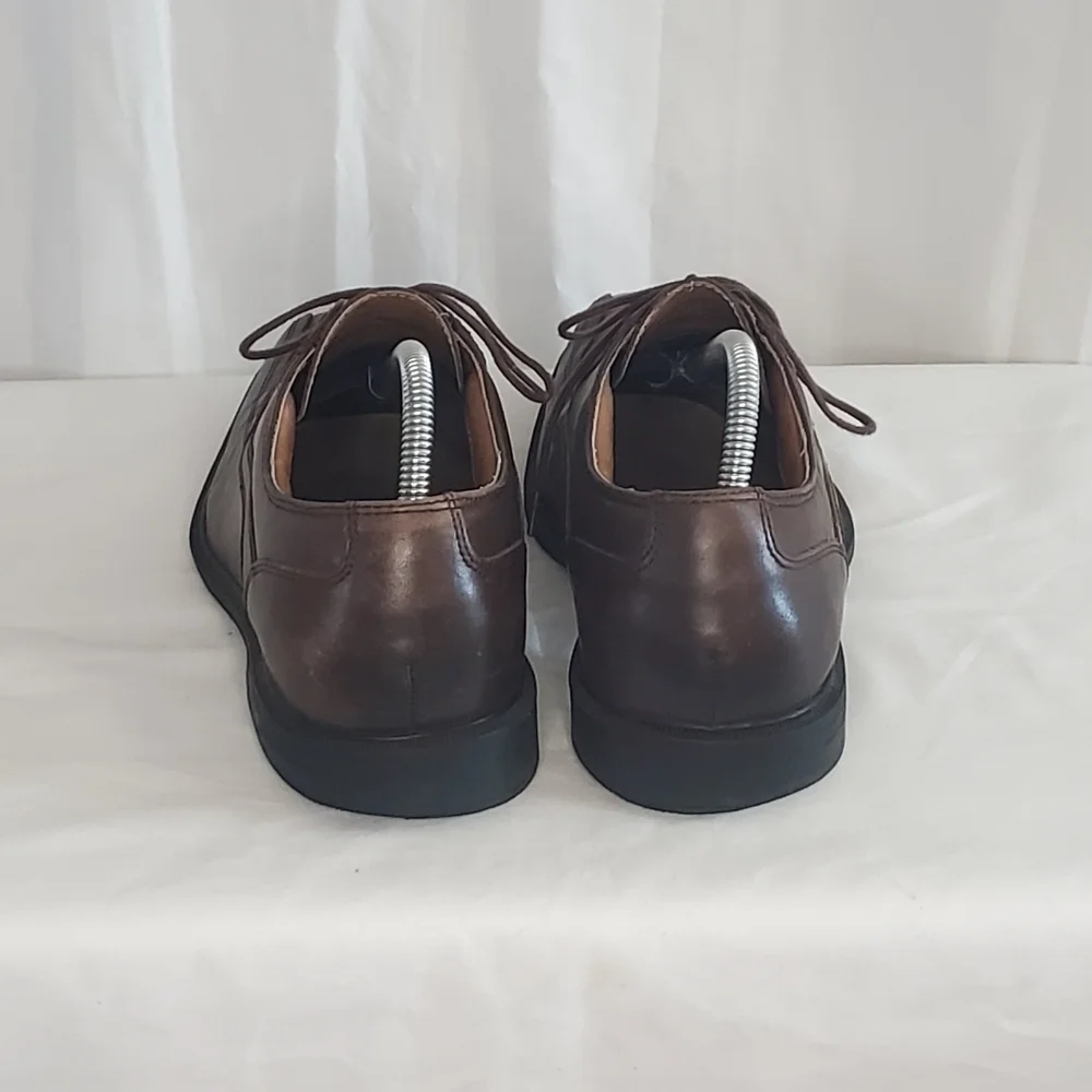 GH Bass Mens Gordon II Brown Lace Up Leather Oxford Dress Shoes Size 10 M